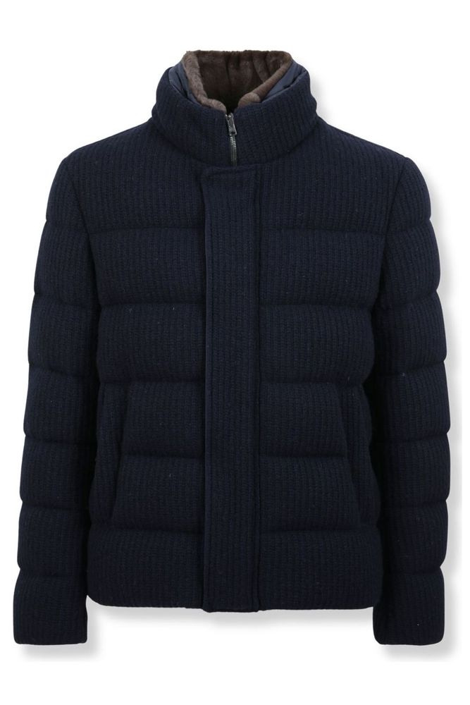 Herno Quilted High Collar Down Jacket