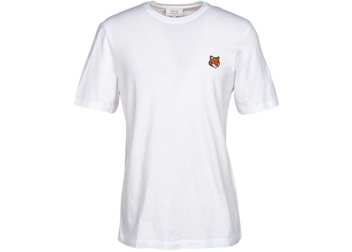 Maison Kitsune Fox Head Short Sleeve T-shirt White