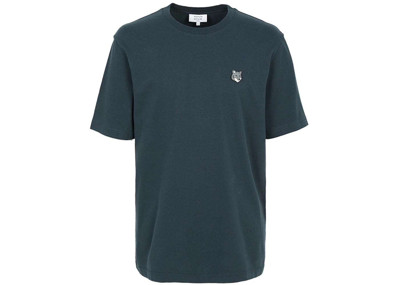 Maison Kitsune Fox Head Short Sleeve T-shirt Navy