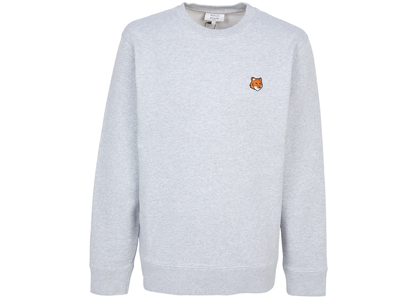 Maison Kitsune Fox Head Sweatshirt Gray