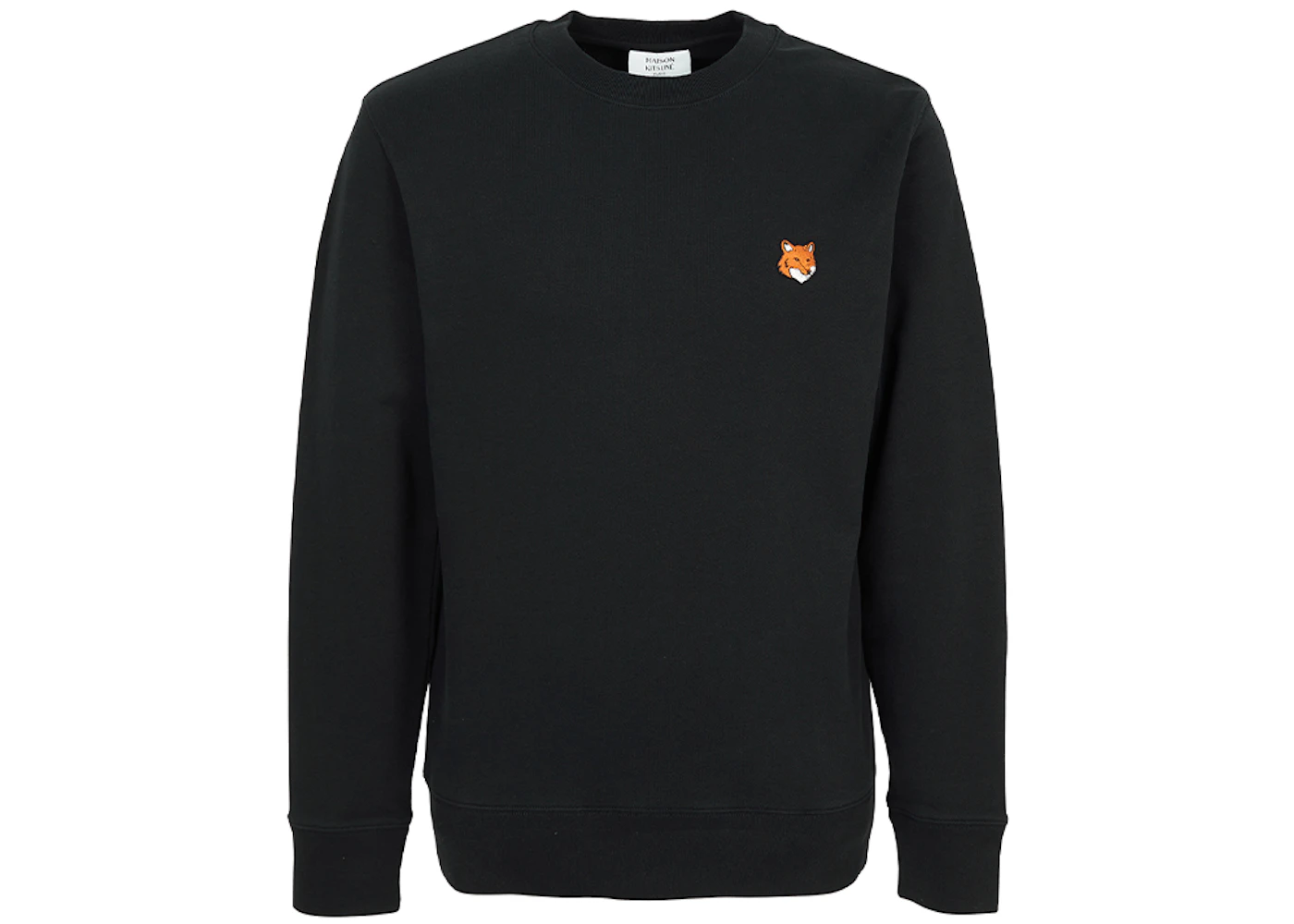 Maison Kitsune Fox Head Sweatshirt Black