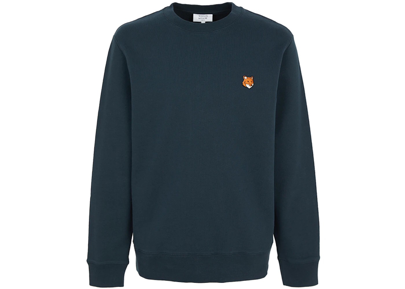 Maison Kitsune Fox Head Sweatshirt Navy