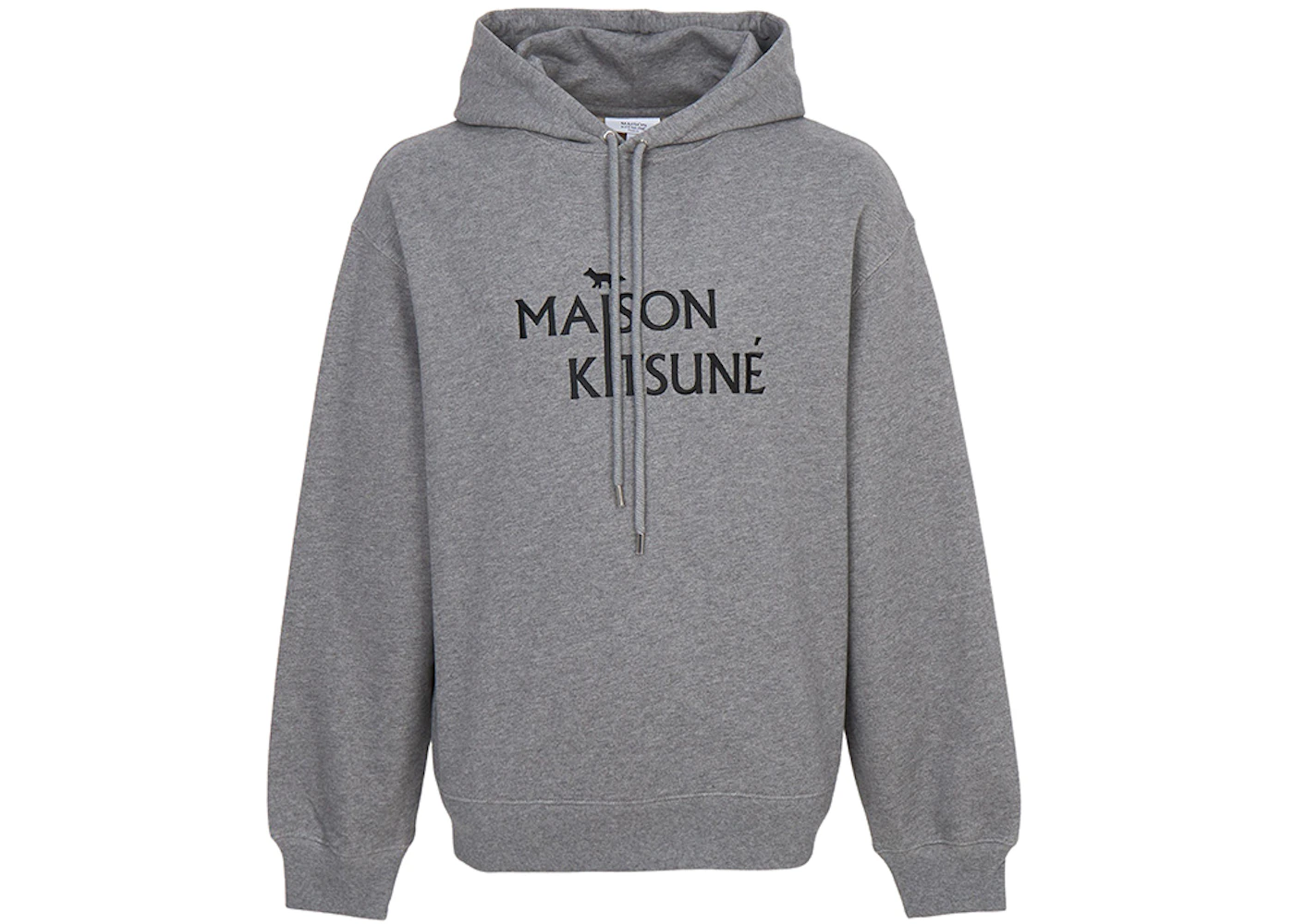 Maison Kitsune Pillar Hood Sweatshirt Gray