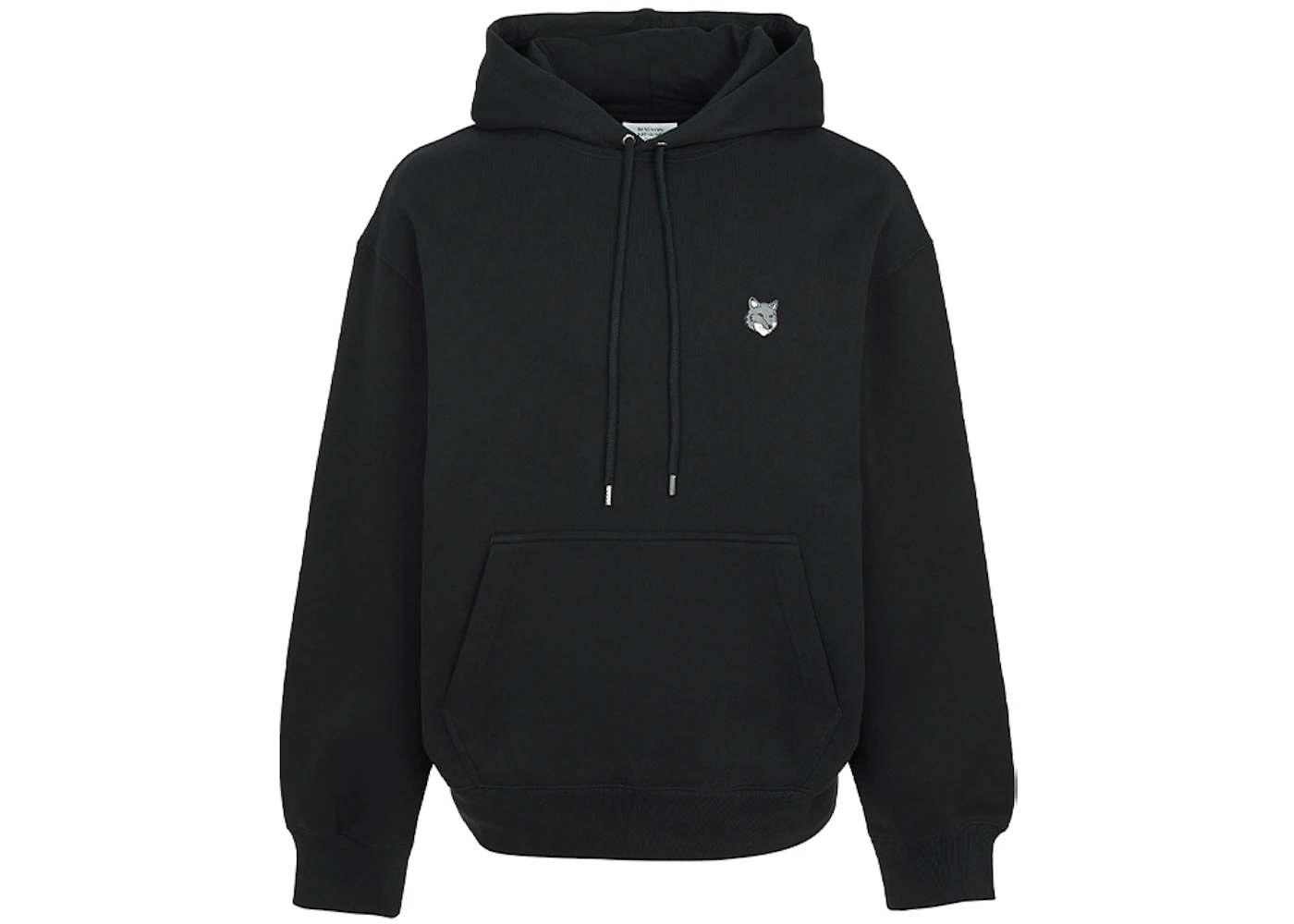 Maison Kitsune Fox Head Hood Sweatshirt Black