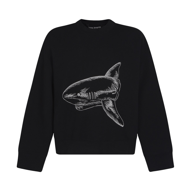 Palm Angels Split Shark Crew 'Black'