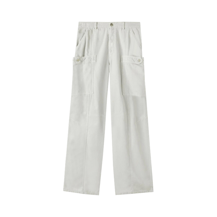 Palm Angels Monogram Pockets Pants 'Light Grey'