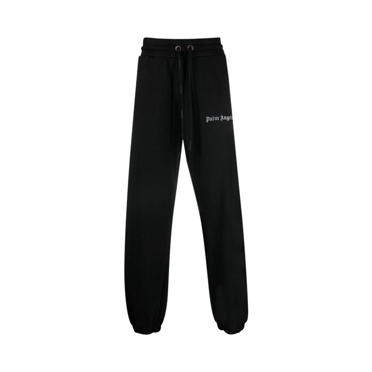 Palm Angels PXP Shiny Sweatpants 'Black/Silver'