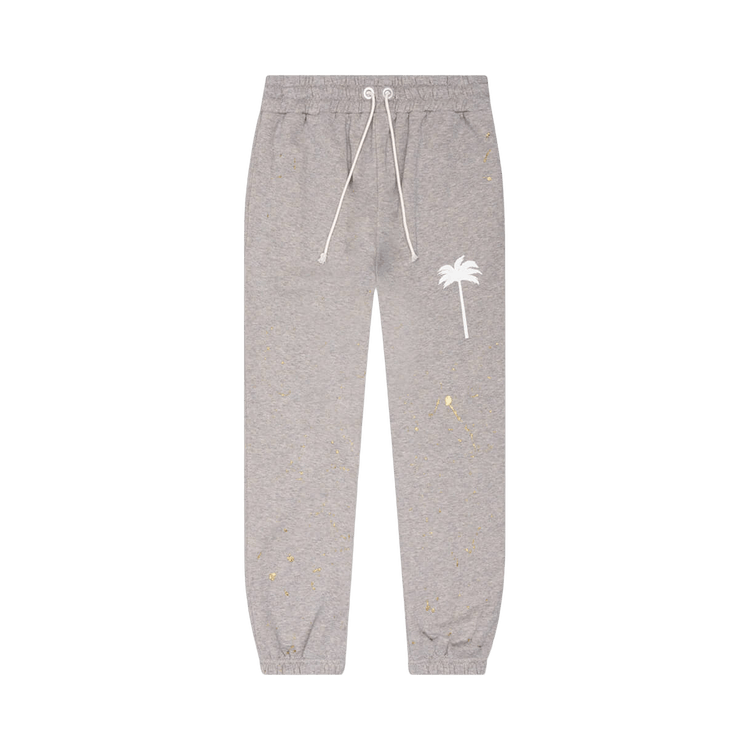Palm Angels PXP Painted Classic Sweatpants 'Melange Grey'