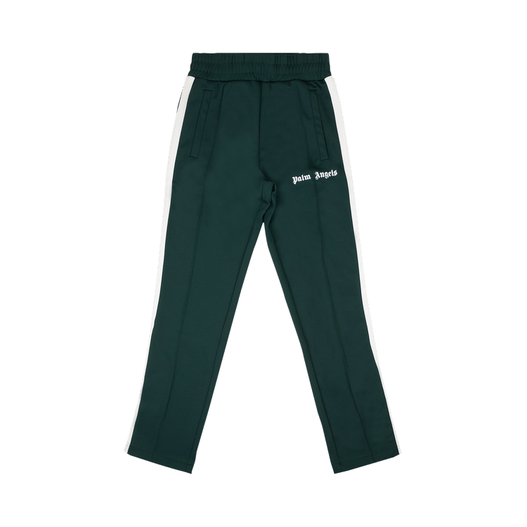 Palm Angels Classic Track Pants 'Green/White'