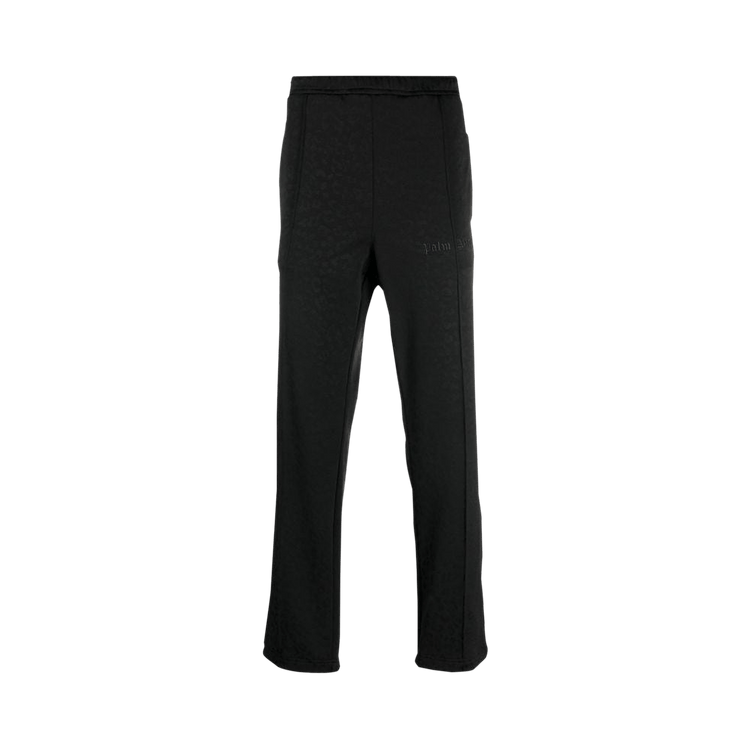 Palm Angels Tuxedo Leopard Track Pants 'Black/White'