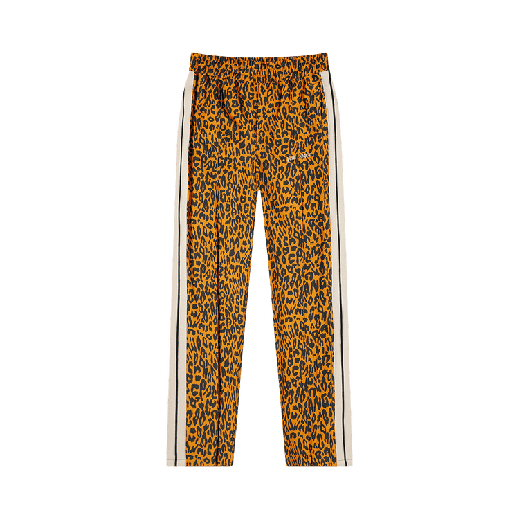 Palm Angels Cheetah Track Pants 'Orange/Black'