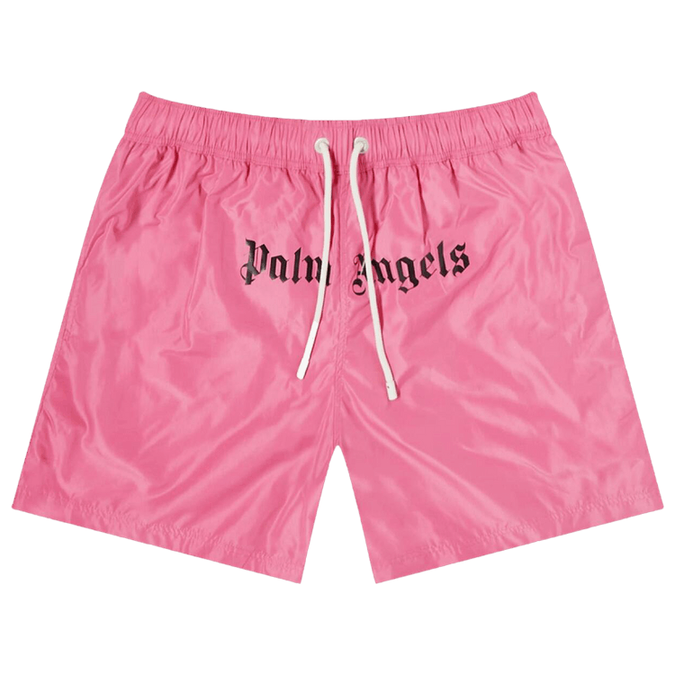 Palm Angels Classic Logo Swimshorts 'Fuchsia/Black'