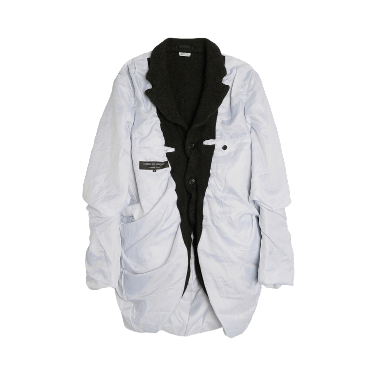 Comme des Garçons Homme Plus Wool Garment Treated Jacket 'Black/Green/Brown/White'