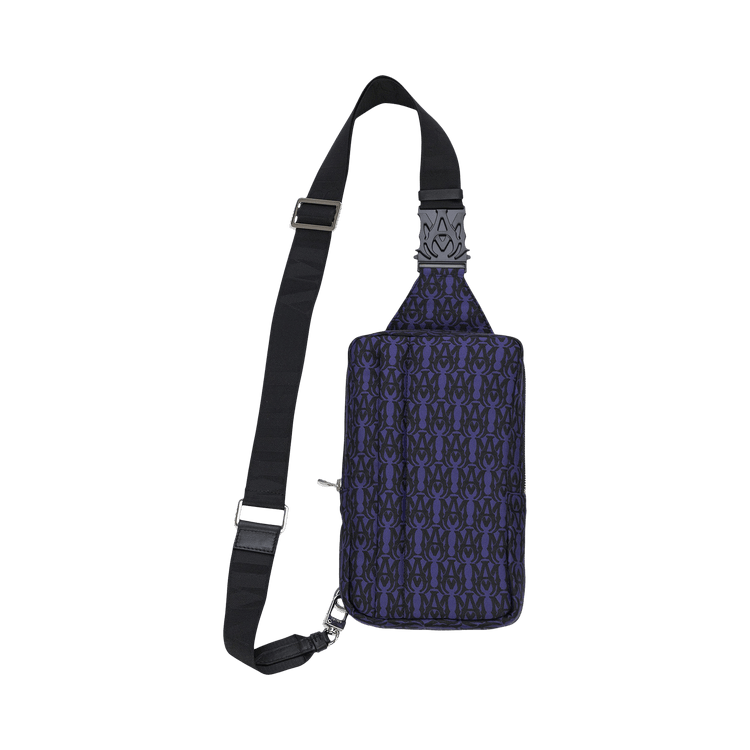 Amiri Ma Logo All-Over Sling Bag 'Purple'