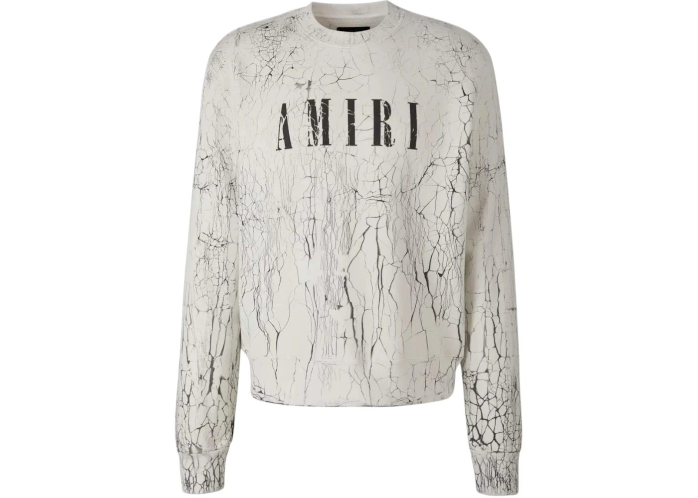 AMIRI Core Logo Cracked Dry Sweatshirt White