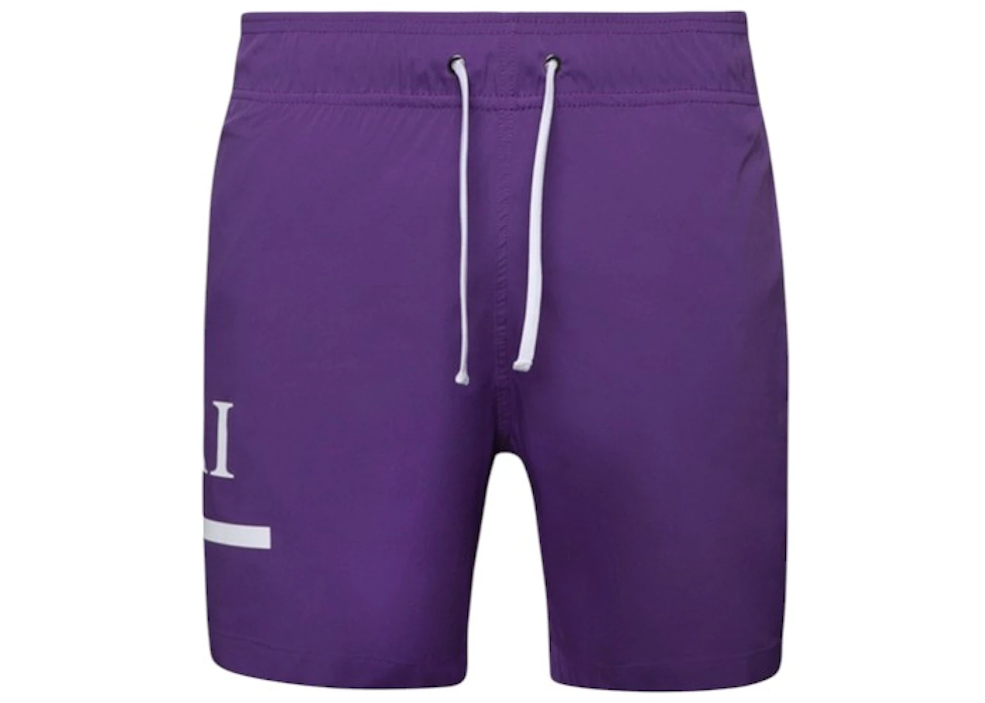 AMIRI MA Bar Logo Swim Shorts Purple