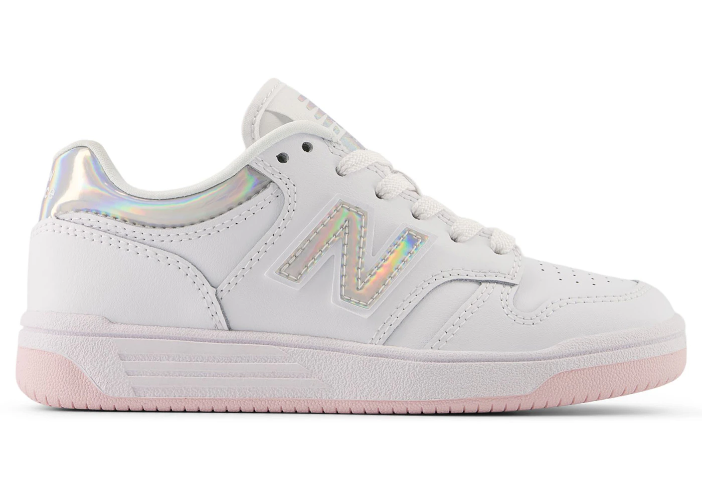 New Balance B480 Lace White Rose Sugar (PS)