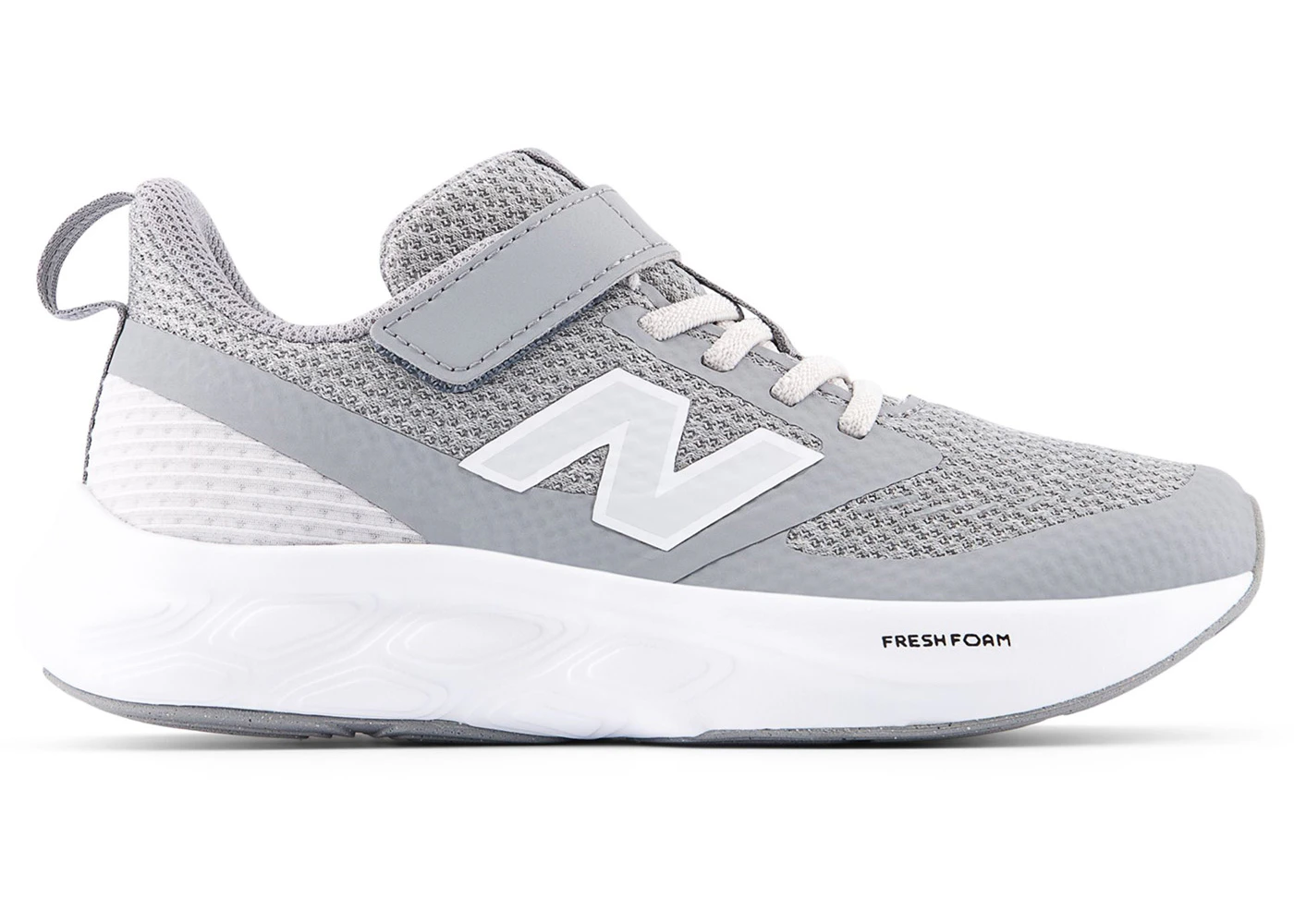 New Balance Fresh Foam 625 Bungee Lace with Hook and Loop Top Strap Slate Grey Grey Matter White (PS)