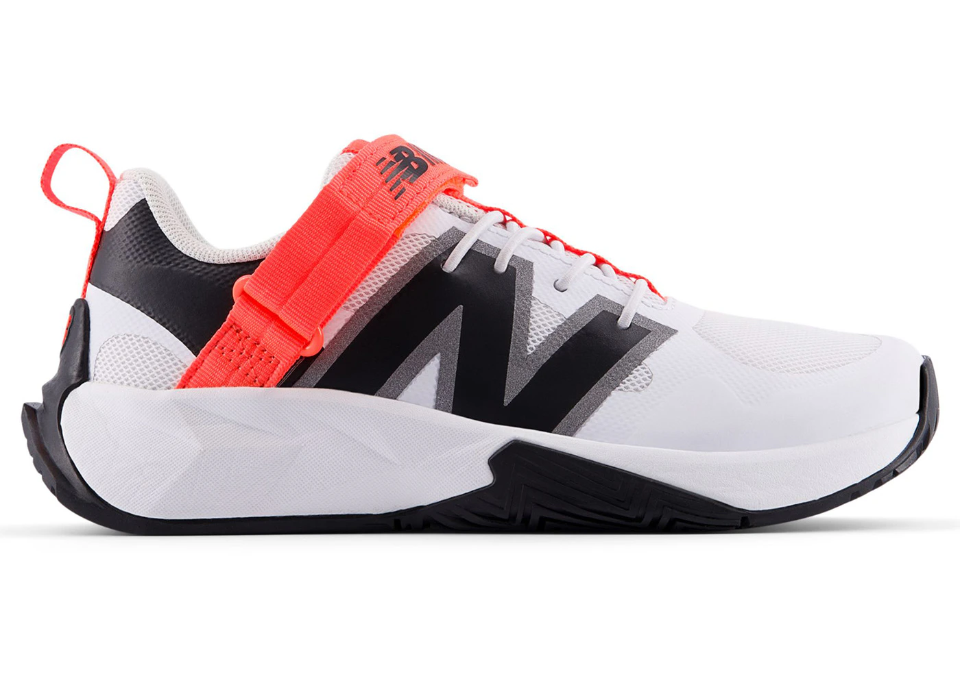 New Balance FuelCell Play Bungee with Top Strap White Urgent Red Black (PS)