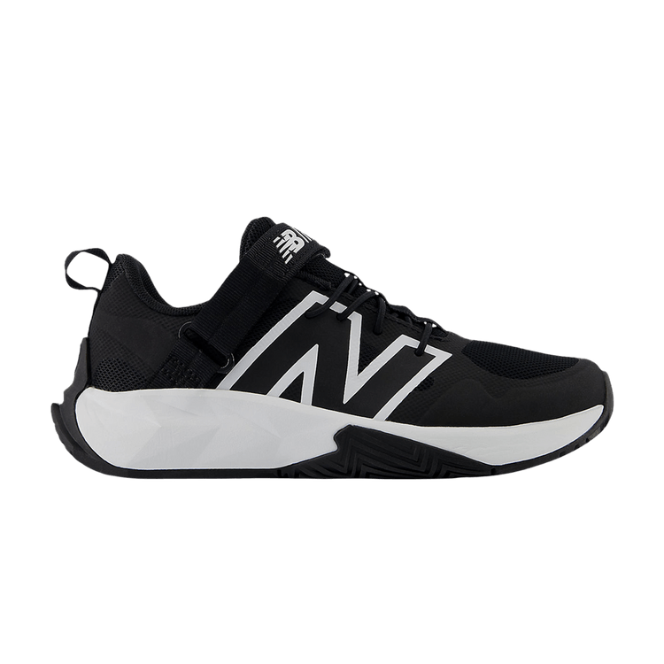 New Balance FuelCell Play Bungee Lace Top Strap Little Kid Wide 'Black White'