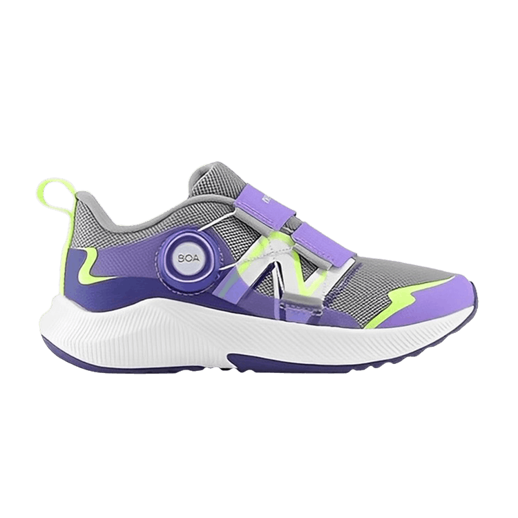 New Balance Dynasoft Reveal v4 BOA Little Kid Wide 'Shadow Grey Electric Indigo'