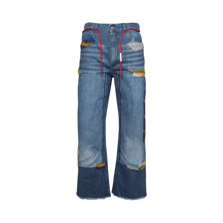 Marni Wide Leg Jeans 'Iris Blue'