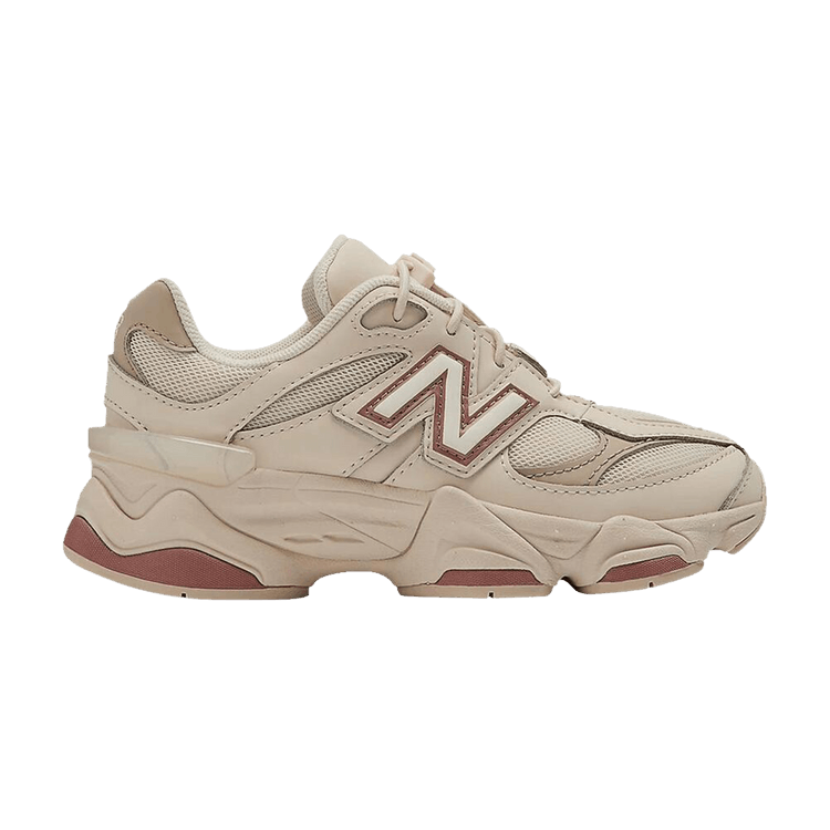 New Balance 9060 Little Kid Wide 'Bone Sparrow Lace Toggle'