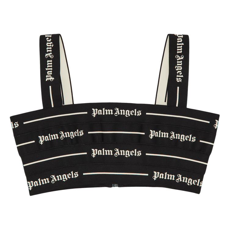Palm Angels Classic Logo Tape Top 'Black/Off White'