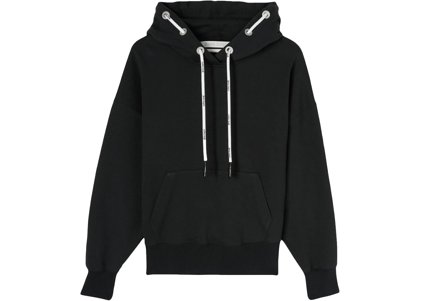 Palm Angels Womens Cord Hoodie Anthracite/Black