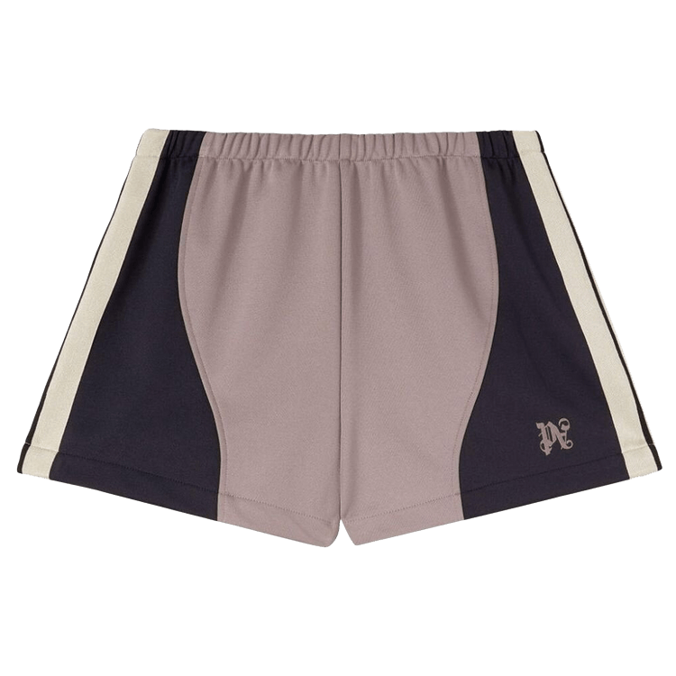 Palm Angels Monogram CB Track Shorts 'Lilac/Multicolor'