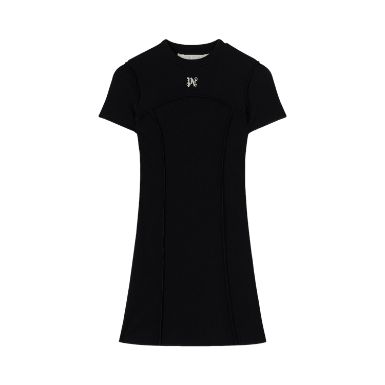Palm Angels Monogram Mini Dress 'Black'