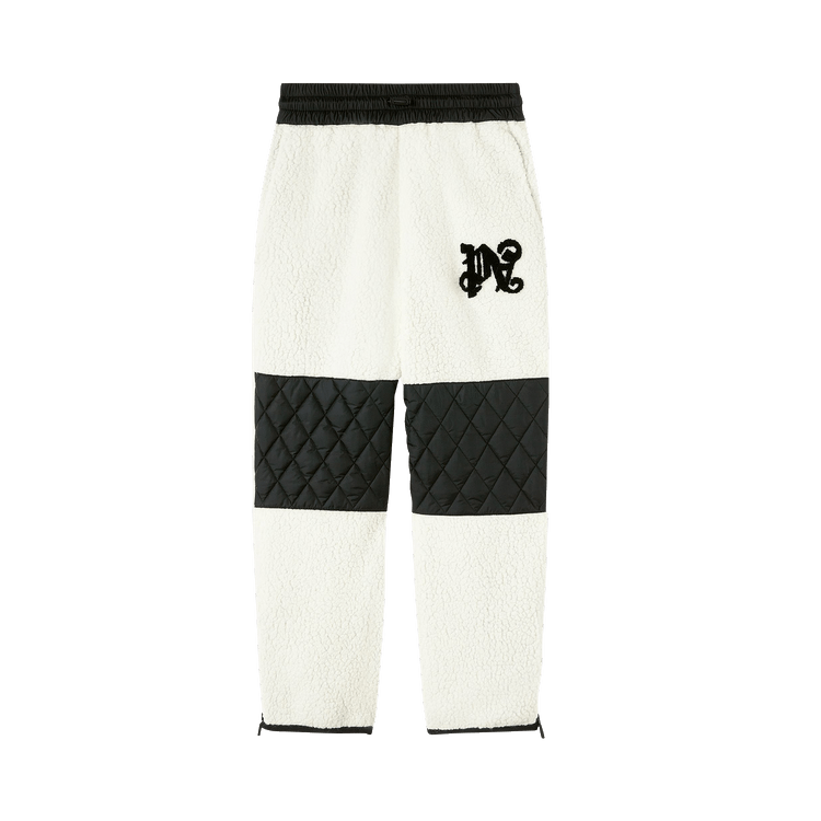 Palm Angels Monogram Cozy Ski Pants 'White/Black'