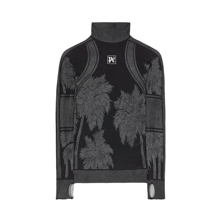 Palm Angels Palm Base Layer Ski Top 'Black/White'