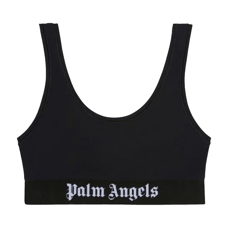 Palm Angels Classic Logo Sport Bra 'Black/White'