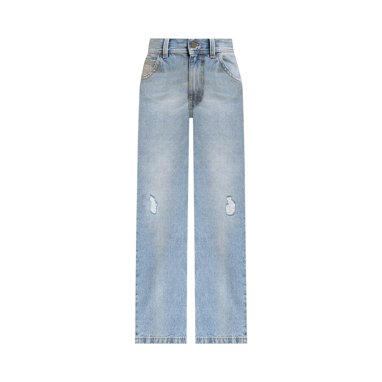 Palm Angels High Waisted Jeans 'Light Blue'