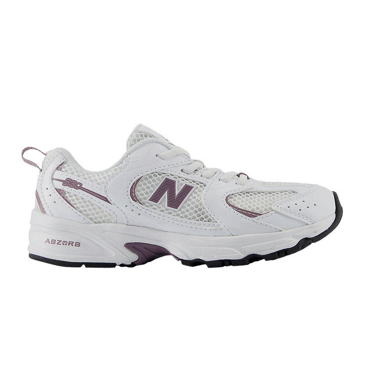 New Balance 530 Bungee Little Kid 'White Dark Ice Wine'