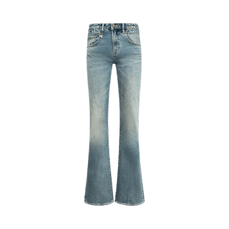 R13 Boy Flare 'Glade Blue Stretch'