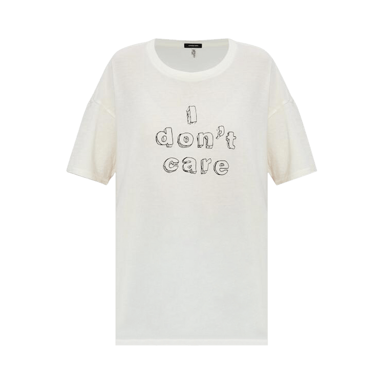R13 I Dont Care Relaxed T 'Ecru White'