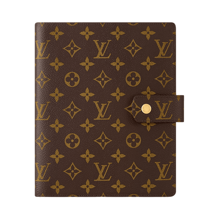 Louis Vuitton Large Ring Agenda Cover 'Brown Monogram Canvas'