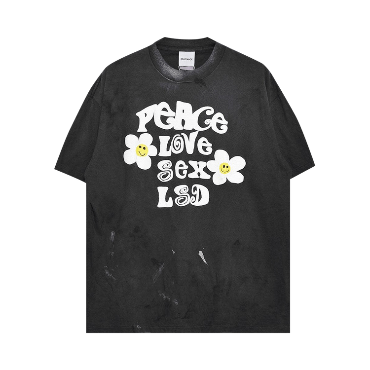 READYMADE Peace Short-Sleeve T-Shirt 'Black'