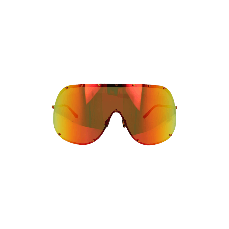 Rick Owens DRKSHDW Shield Sunglasses 'Orange'