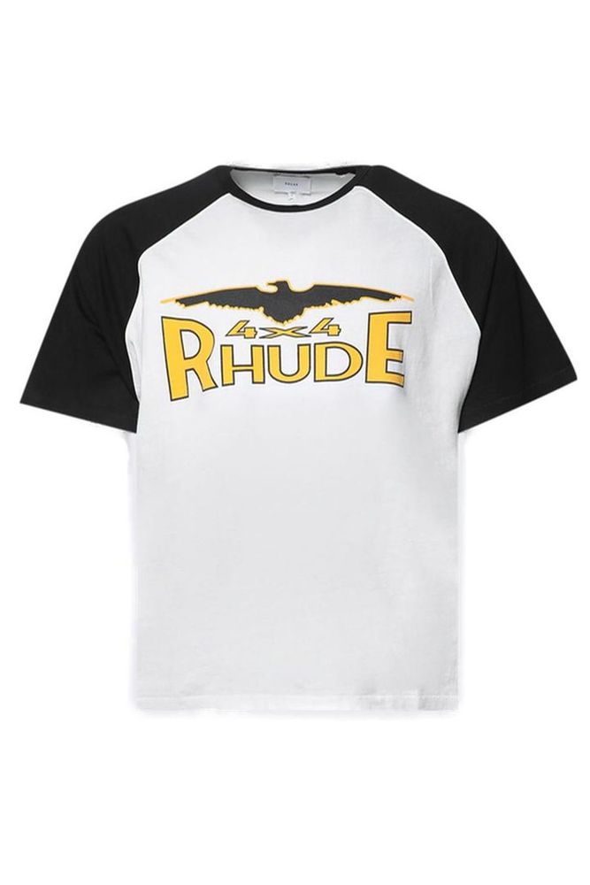 Rhude 4x4 Spirit Logo-Printed Crewneck T-Shirt