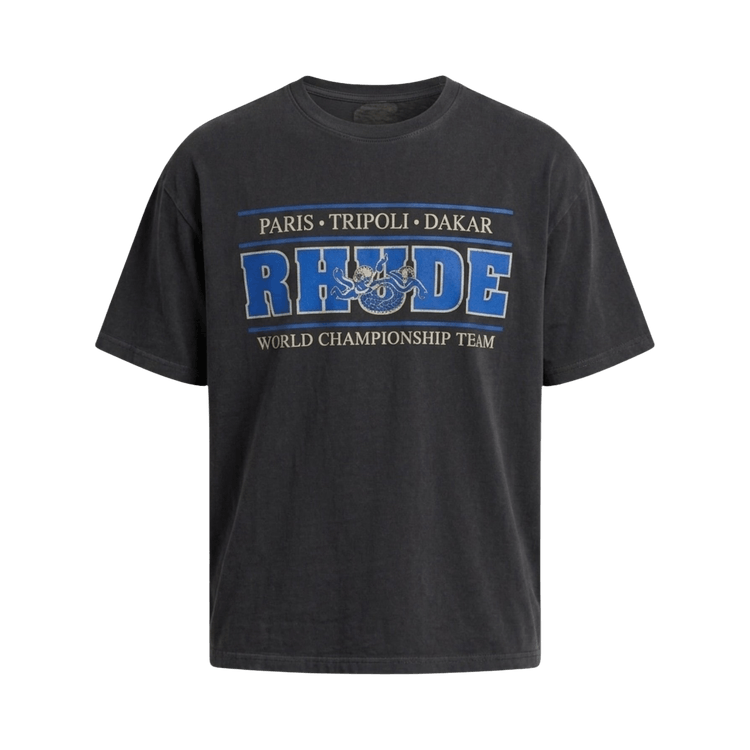 Rhude Chrono Tee 'Black/Blue'