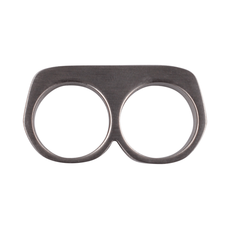 Rick Owens Lido Double Grill Ring 'Brass'