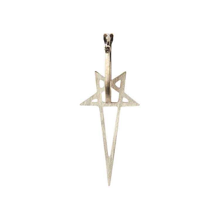 Rick Owens Pentagram Earring 'Silver'