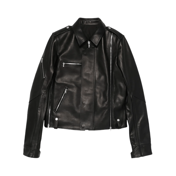 Rick Owens Giacca In Pelle Vega Jacket 'Black'