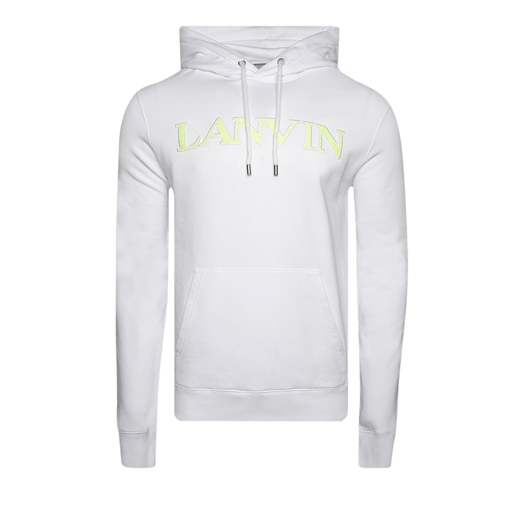 Lanvin Fleece Eusebio Hoodie 'Optic White'