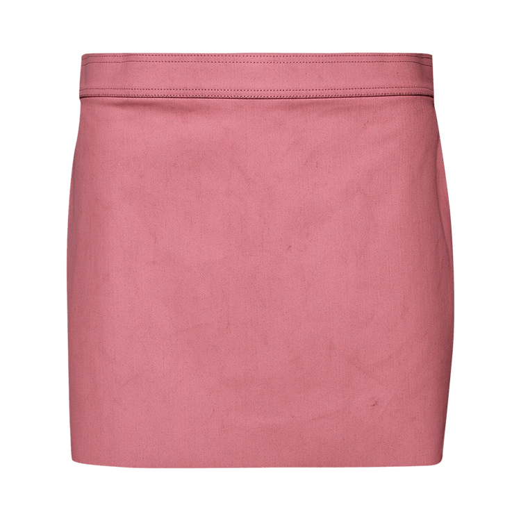 Rick Owens Coated Mini Skirt 'Thulian'