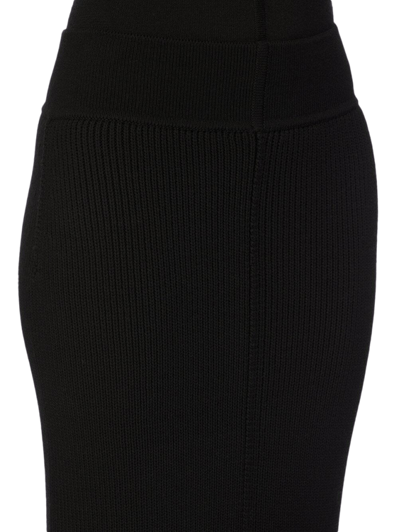 Rick Owens Short Sliced Skirt 'Black'