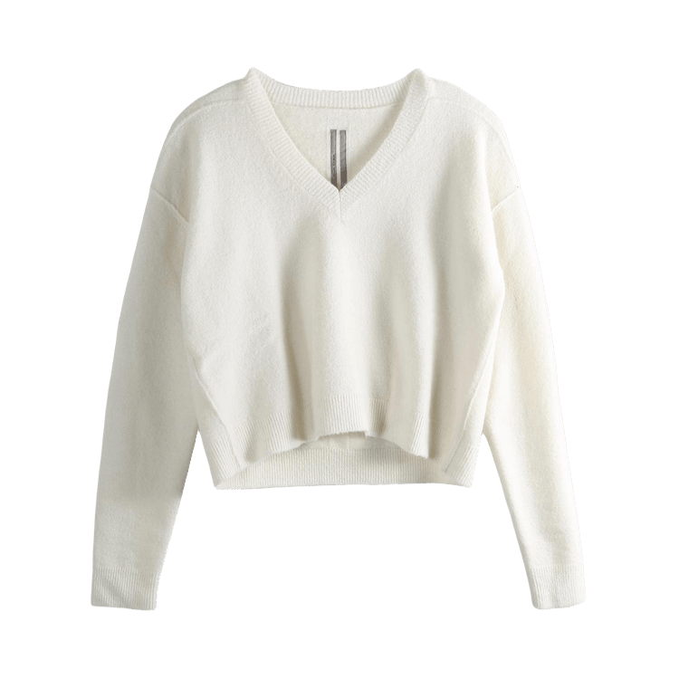 Rick Owens Tommy V Neck Sweater 'Butter'
